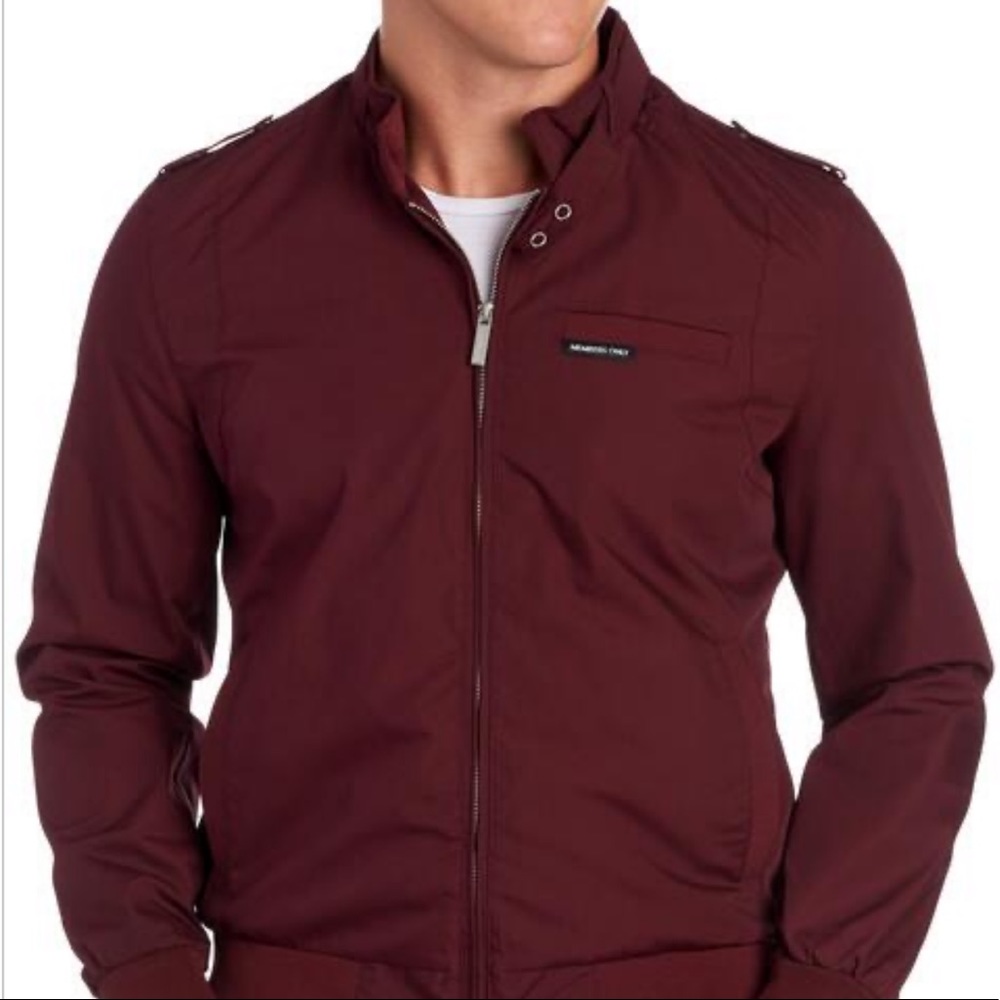 *SOLD* MEMBERS ONLY BURGUNDY JACKET